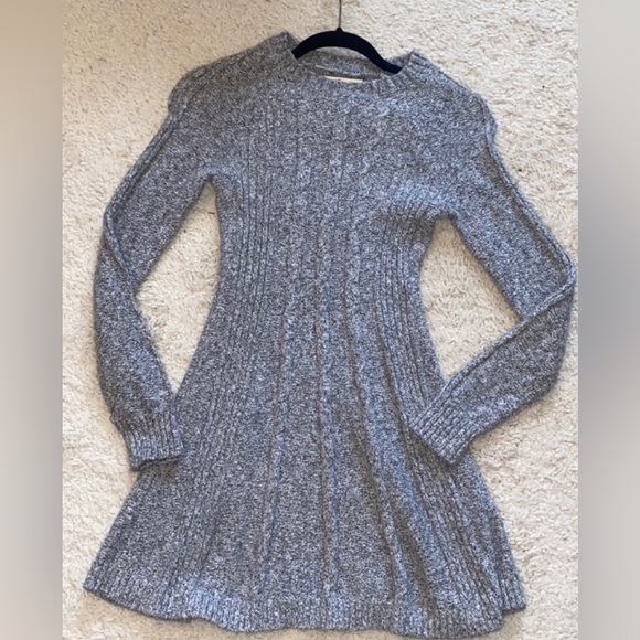 Hollister Tops - Gray Knit Sweater Dress